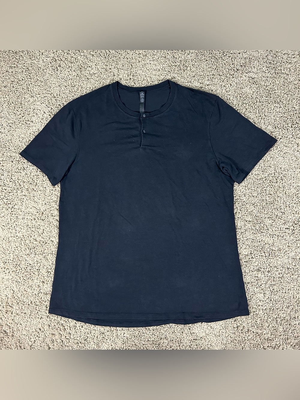 Lululemon Snap Shirt Mens XL Black Metal Vent 3.0 V3 Tech Performance Active